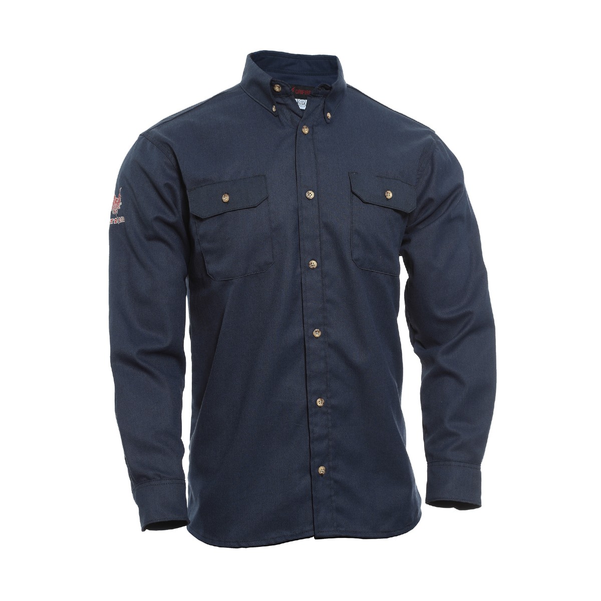 DRIFIRE 8 Cal FR TECGEN Work Shirt in Navy